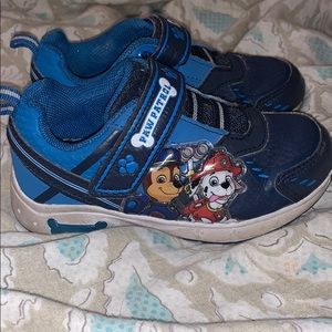 Paw patrol shoes size 7 toddler